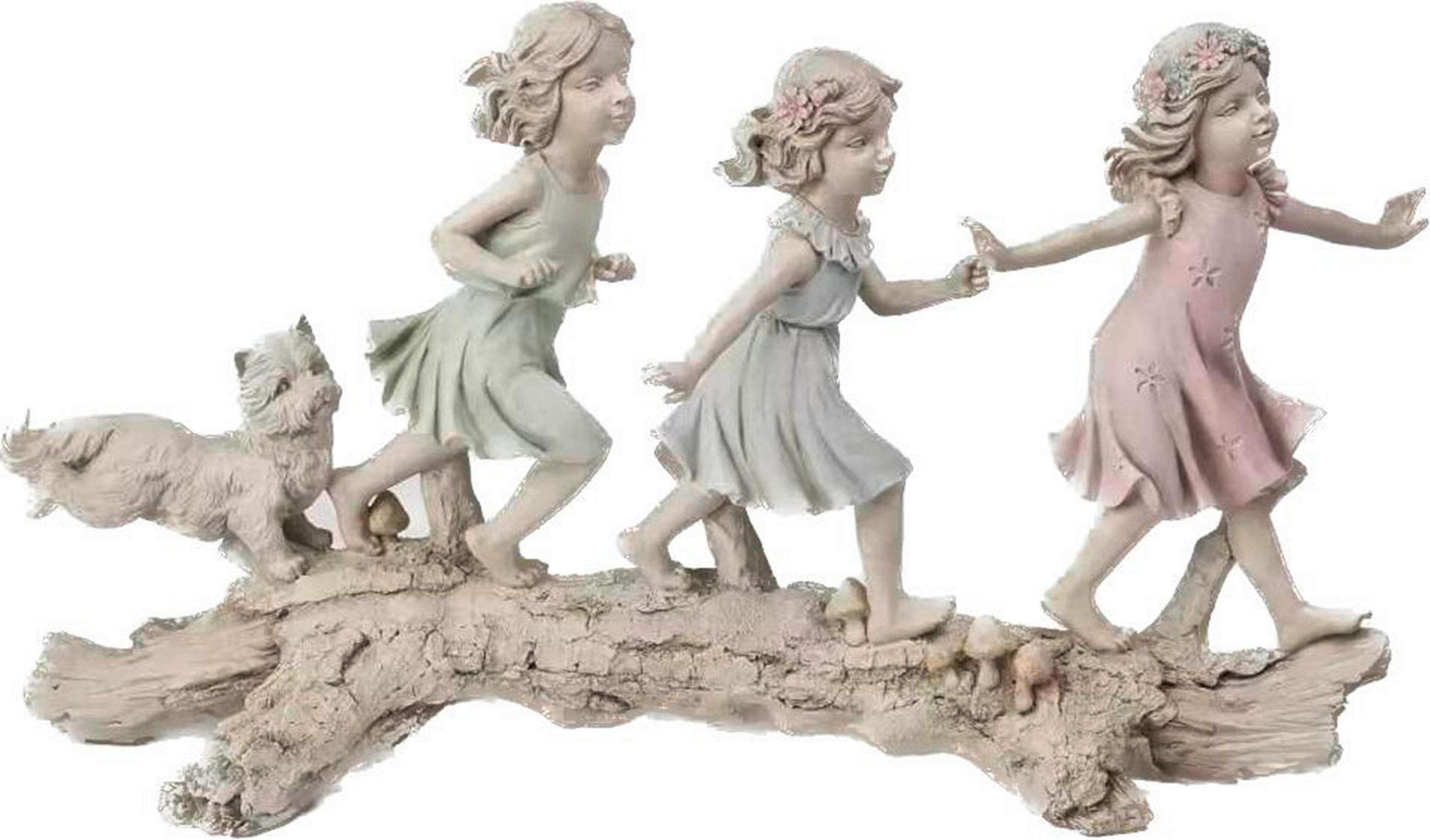 DEKORATIVNA FIGURA DIJETE - pink/zelena, Lifestyle, plastika (56/22,1/30,3cm)