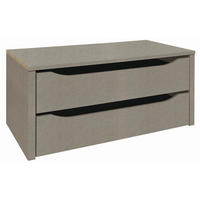 SCHUBKASTENEINSATZ 88/39/45 cm Grau  - Grau, Holzwerkstoff (88/39/45cm) - Carryhome