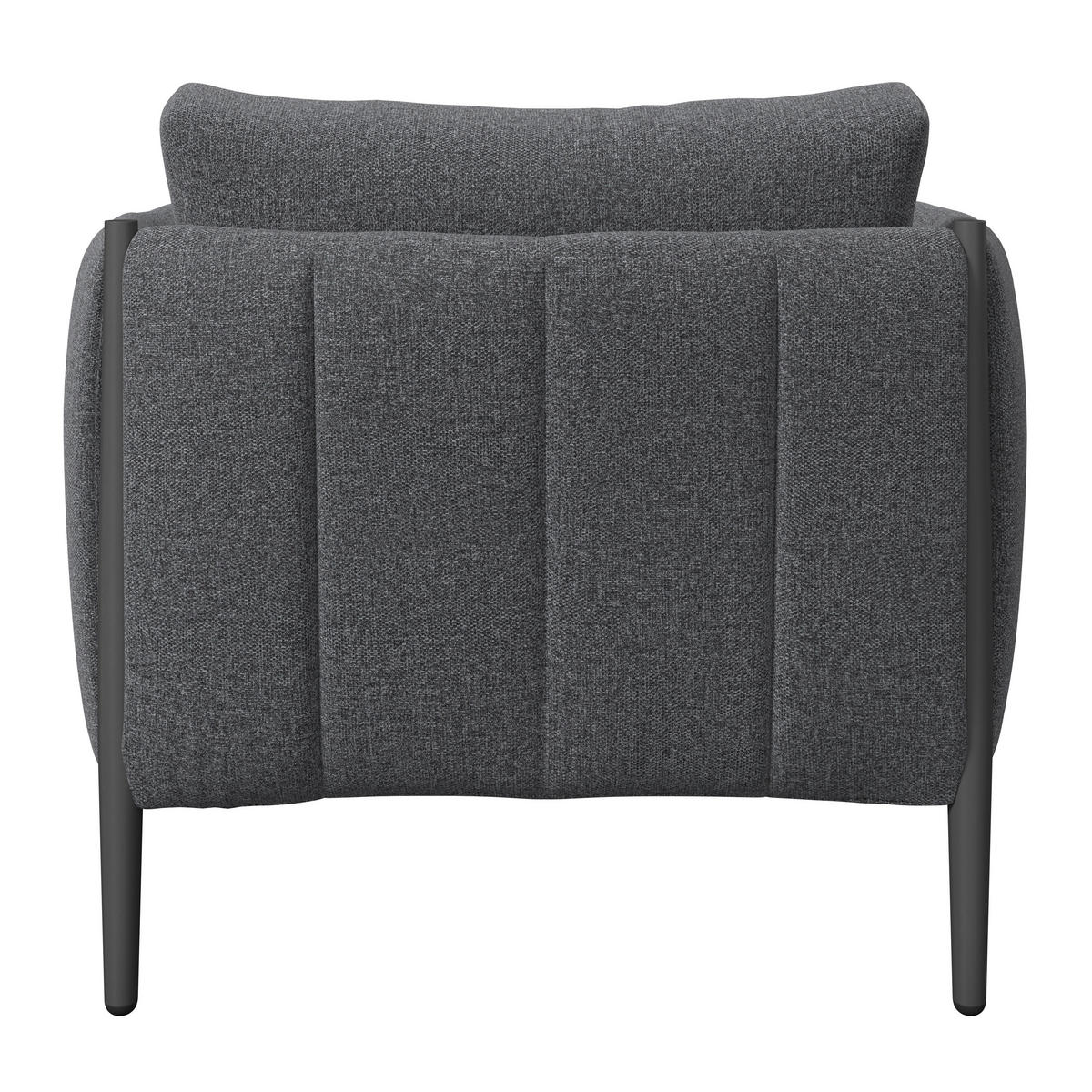 LOUNGEGARNITUR Aluminium  - Dunkelgrau/Grau, MODERN, Textil/Metall (393/69/174cm) - Ambia Garden