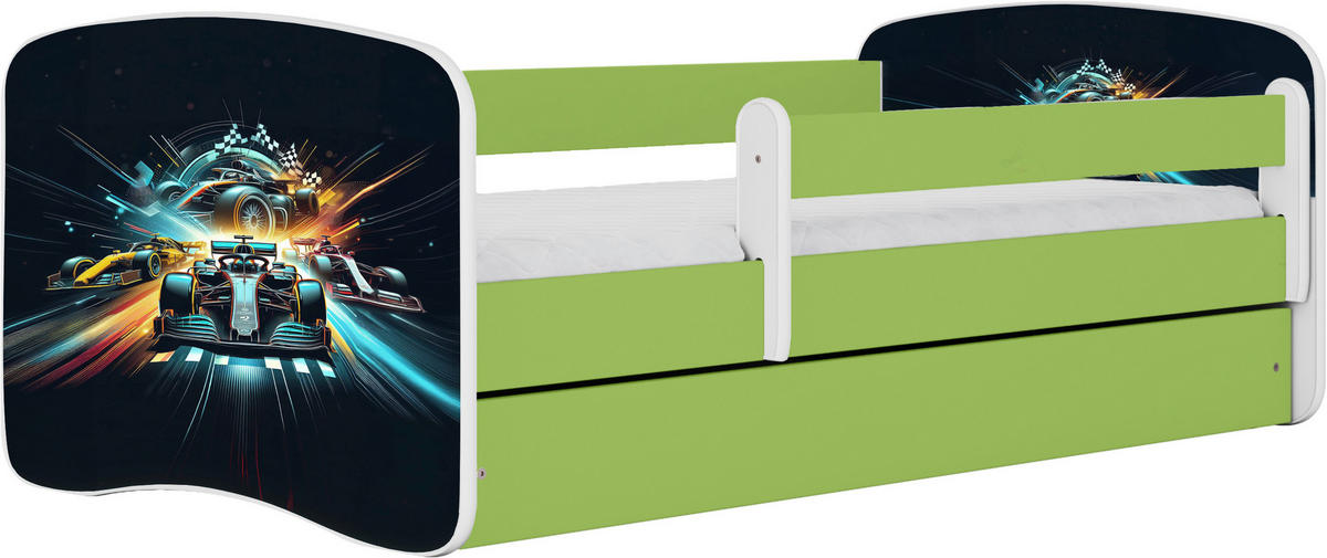 KINDER-/JUNIORBETT - Birkefarben/Weiß, MODERN, Holz/Holzwerkstoff (80/160cm) - MID.YOU