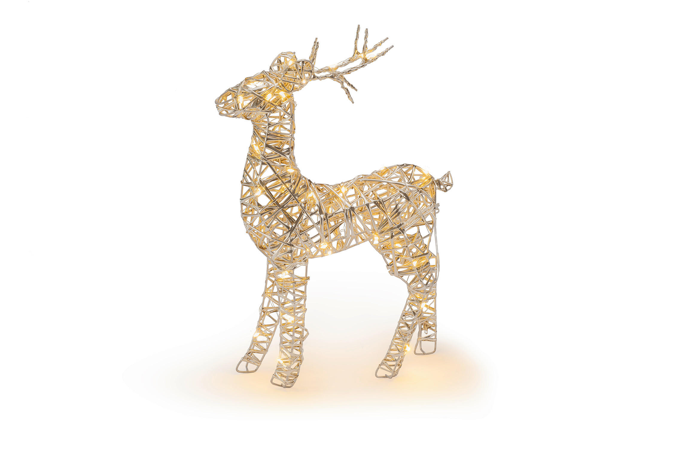 LED-DEKOLEUCHTE - Goldfarben, Basics, Kunststoff (30/10/46cm)