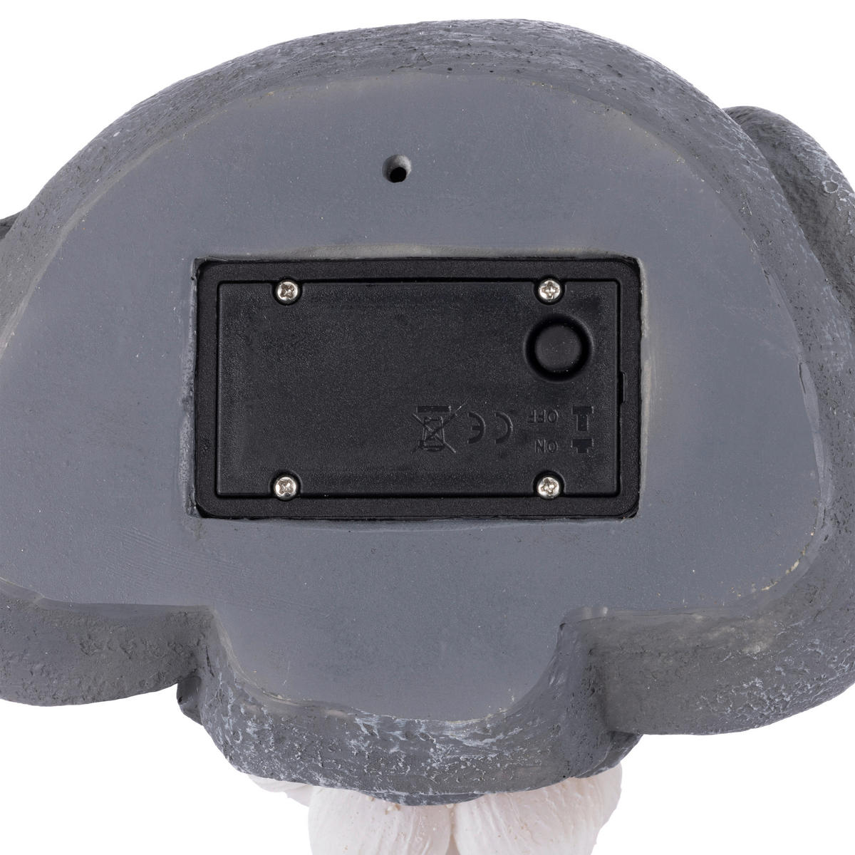 SOLÁRNÍ SVÍTIDLO, 17,8/15,3/27,9 cm - šedá/bílá, Lifestyle, plast (17,8/15,3/27,9cm) - Ambia Garden