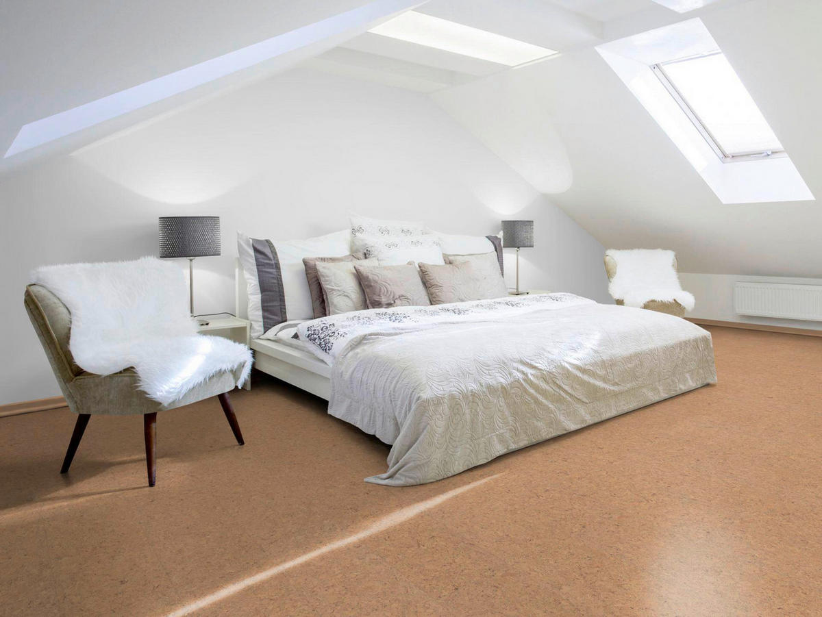 KORKBODEN  per  m² - Cappuccino, Basics, Naturmaterialien/Holz (91,0/30,0/0,95cm)