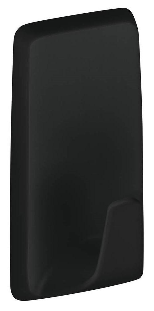 KLEBEHAKEN 3 Stück  in Schwarz  - Schwarz, Basics, Kunststoff (2,1/3,9/1,6cm) - Tesa