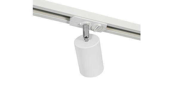 SCHIENENSYSTEM - Chromfarben/Weiß, Trend, Kunststoff/Metall (210/5,5/14cm) - Novel