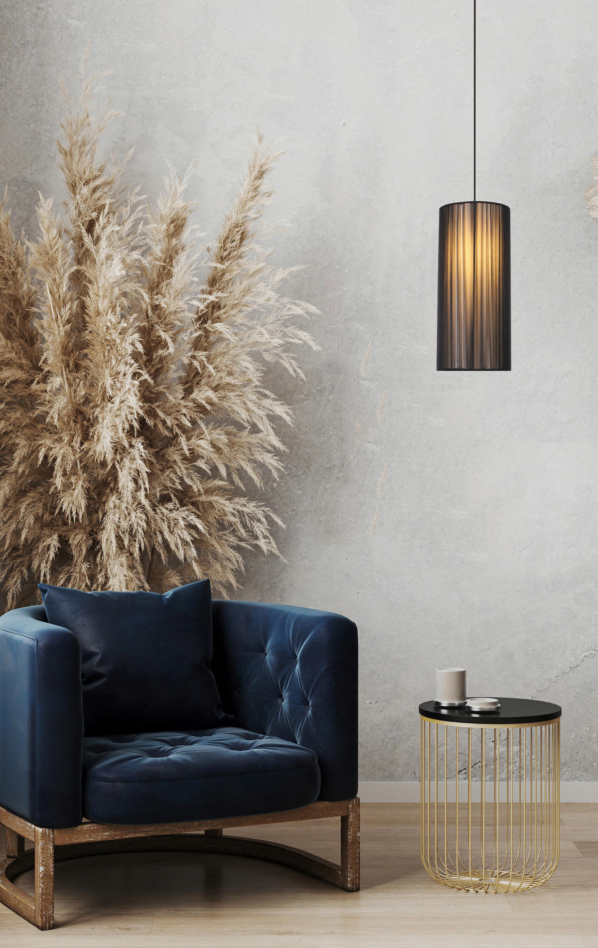 HÄNGLAMPA 18/18/130 cm  - Basics, trä (18/18/130cm)