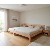 FAMILIENBETT - Buchefarben, Modern, Holz (270/200cm) - P & B