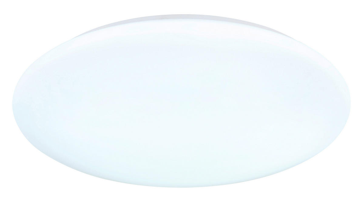 LED-DECKENLEUCHTE Donte 40/8,5 cm  - Opal/Weiß, Design, Kunststoff/Metall (40/8,5cm) - Globo