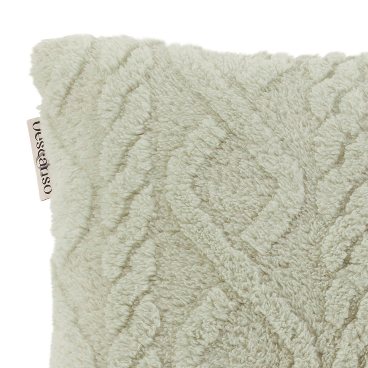 ZIERKISSEN   40/40 cm   - Salbeigrün/Hellgrün, Basics, Textil (40/40cm)