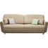 DREISITZER-SOFA Webstoff Beige - Beige/Naturfarben, Design, Holz/Textil (235/87/98cm) - Hom`in DREISITZER-SOFA Webstoff Beige - Beige/Naturfarben, Design, Holz/Textil (235/87/98cm) - Hom`in