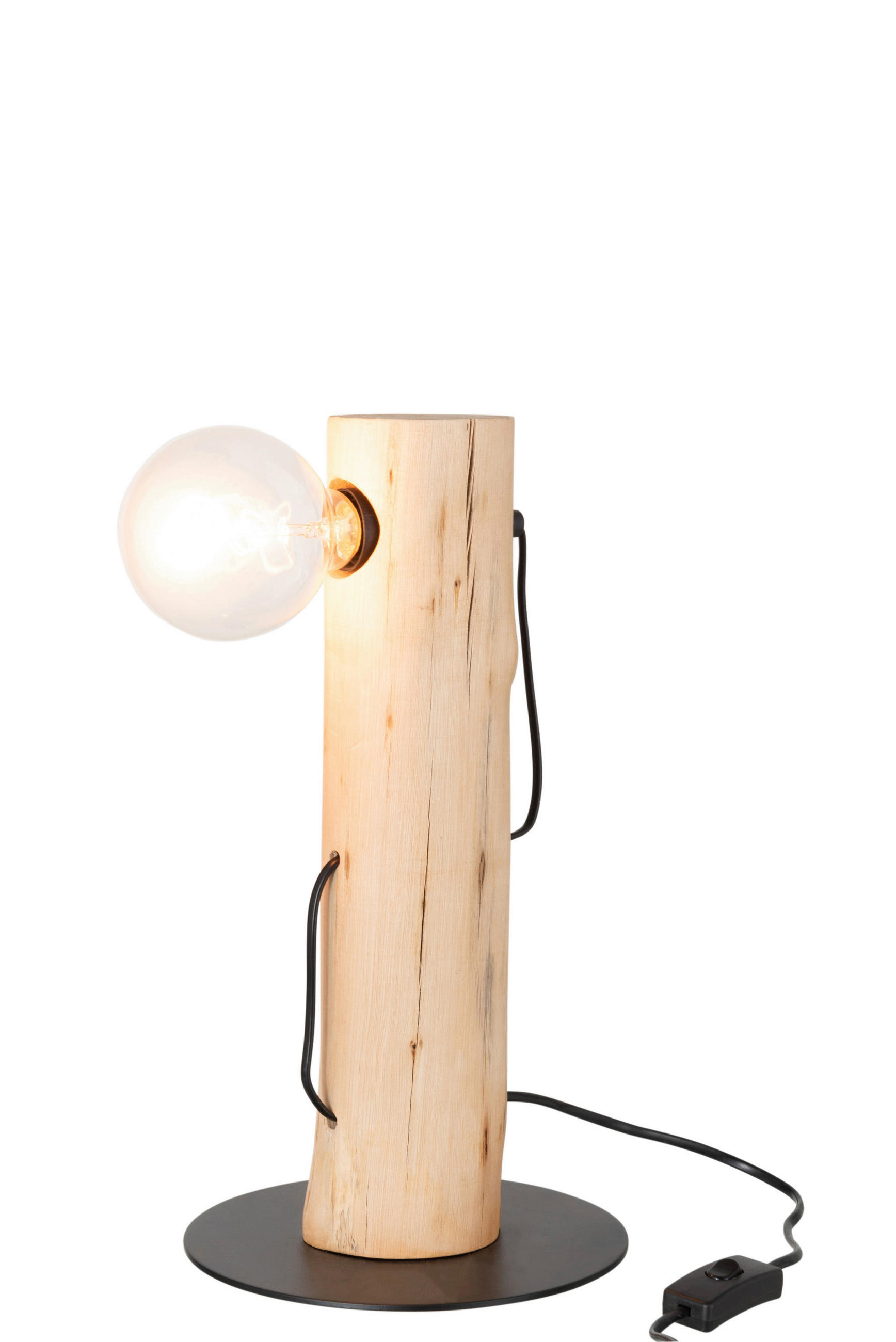TISCHLEUCHTE 20,5/20,5/38,5 cm   - Naturfarben, Basics, Holzwerkstoff (20,5/20,5/38,5cm)