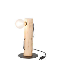 TISCHLEUCHTE 20,5/20,5/38,5 cm   - Naturfarben, Basics, Holzwerkstoff (20,5/20,5/38,5cm)