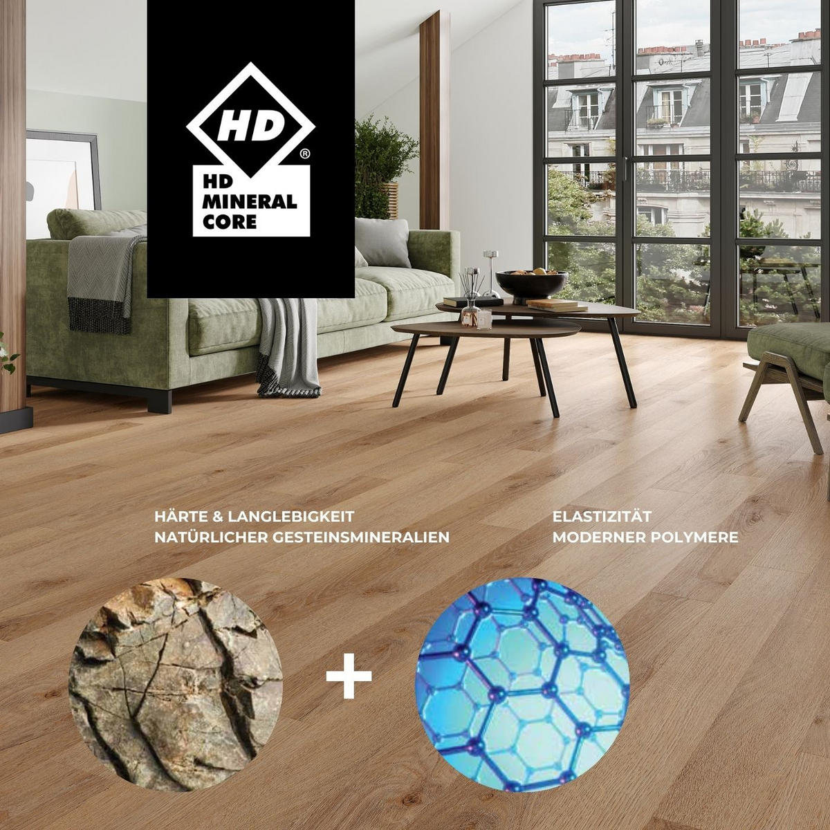 VINYLBODEN Eiche Garda  per  m² - Design, Kunststoff (122/22,9/0,53cm) - Venda