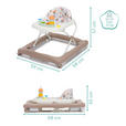 LAUFLERNWAGEN - Mokka, Basics, Kunststoff/Textil (59/68/57cm) - My Baby Lou