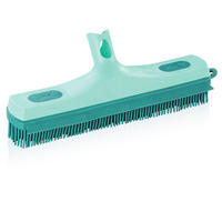 GUMOVÝ SMETÁK - zelená/tyrkysová, Basics, plast (13,5/7/36,5cm) - Leifheit
