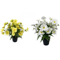 MŰNÖVÉNY - sárga/fekete, Lifestyle, műanyag/textil (30cm)