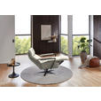RELAXSESSEL in Textil Creme  - Creme/Schwarz, Design, Textil/Metall (68/117/85cm) - Cantus