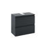 WASCHBECKENUNTERSCHRANK Grau - Graphitfarben/Grau, Design, Holzwerkstoff (60/53/35cm) - Xora WASCHBECKENUNTERSCHRANK Grau - Graphitfarben/Grau, Design, Holzwerkstoff (60/53/35cm) - Xora