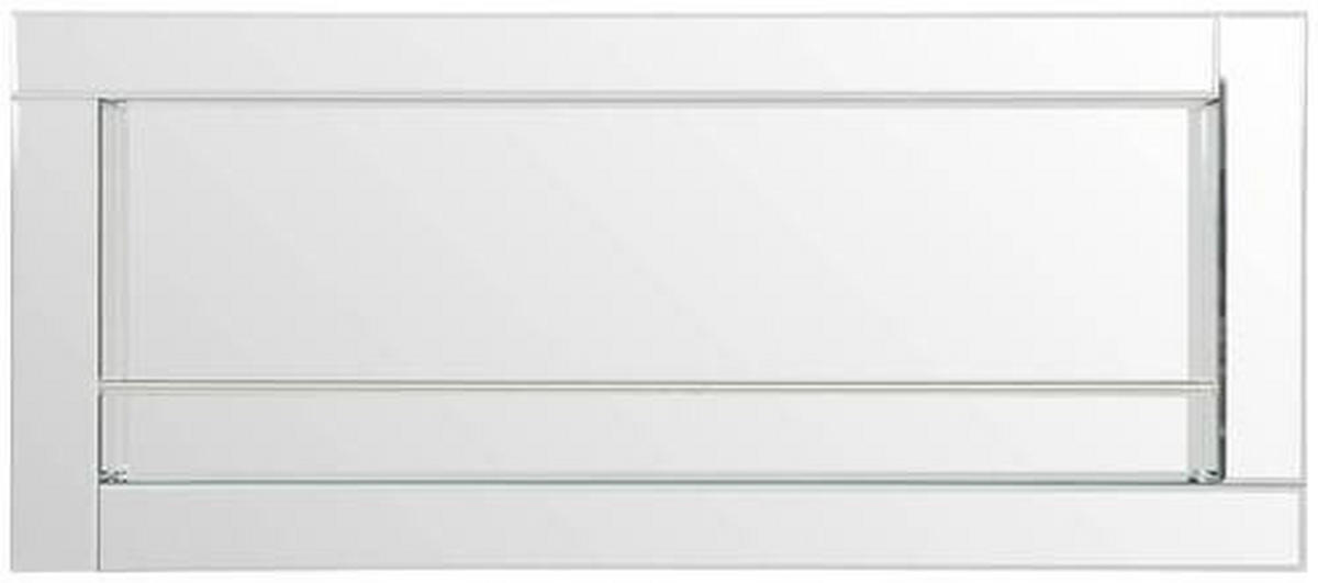 WEINREGAL 120/52/14 cm  - Silberfarben, LIFESTYLE, Glas/Holzwerkstoff (120/52/14cm) - Xora
