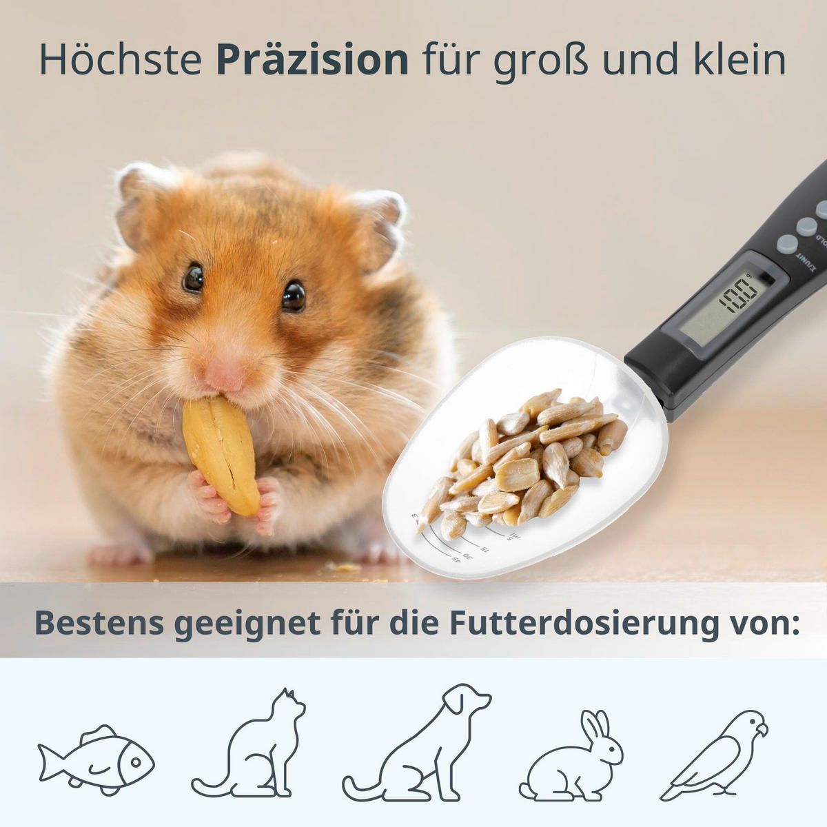 ELEKTRISCHE KÜCHENWAAGE - Schwarz, Basics, Kunststoff - ADE