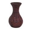 KOŠÍKOVÁ VÁZA, kov, přírodní materiály, 40 cm - hnědá, Lifestyle, kov/přírodní materiály (40cm) - Landscape