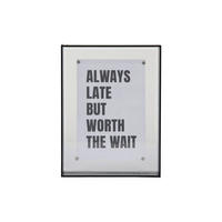 FOTORAHMEN - Dunkelgrau, Basics, Kunststoff (14/19cm) - Present Time