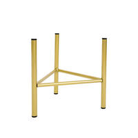 BLUMENSTÄNDER TZ000057 - Goldfarben, Basics, Metall (27/25/27cm)