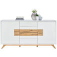 SIDEBOARD  in 178/89/40 cm  - Eichefarben/Weiß, Design, Holz/Holzwerkstoff (178/89/40cm) - Xora