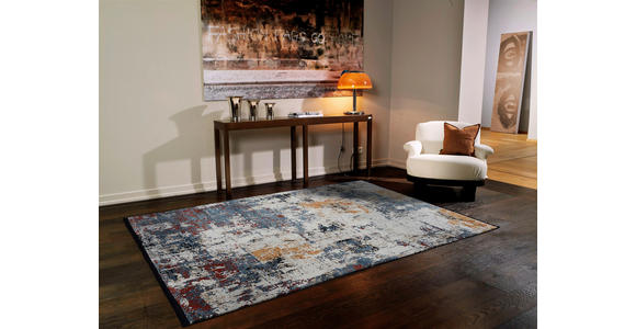 WEBTEPPICH  Wohnzimmer 78/150 cm Caen Multicolor rechteckig  - Multicolor, Design, Textil (78/150cm) - Dieter Knoll