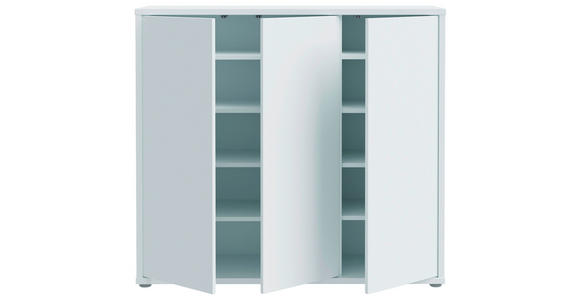 SCHUHSCHRANK Alice Springs  in 109,2/99,1/34,9 cm  - Hellgrau/Grau, MODERN, Holzwerkstoff (109,2/99,1/34,9cm) - Xora