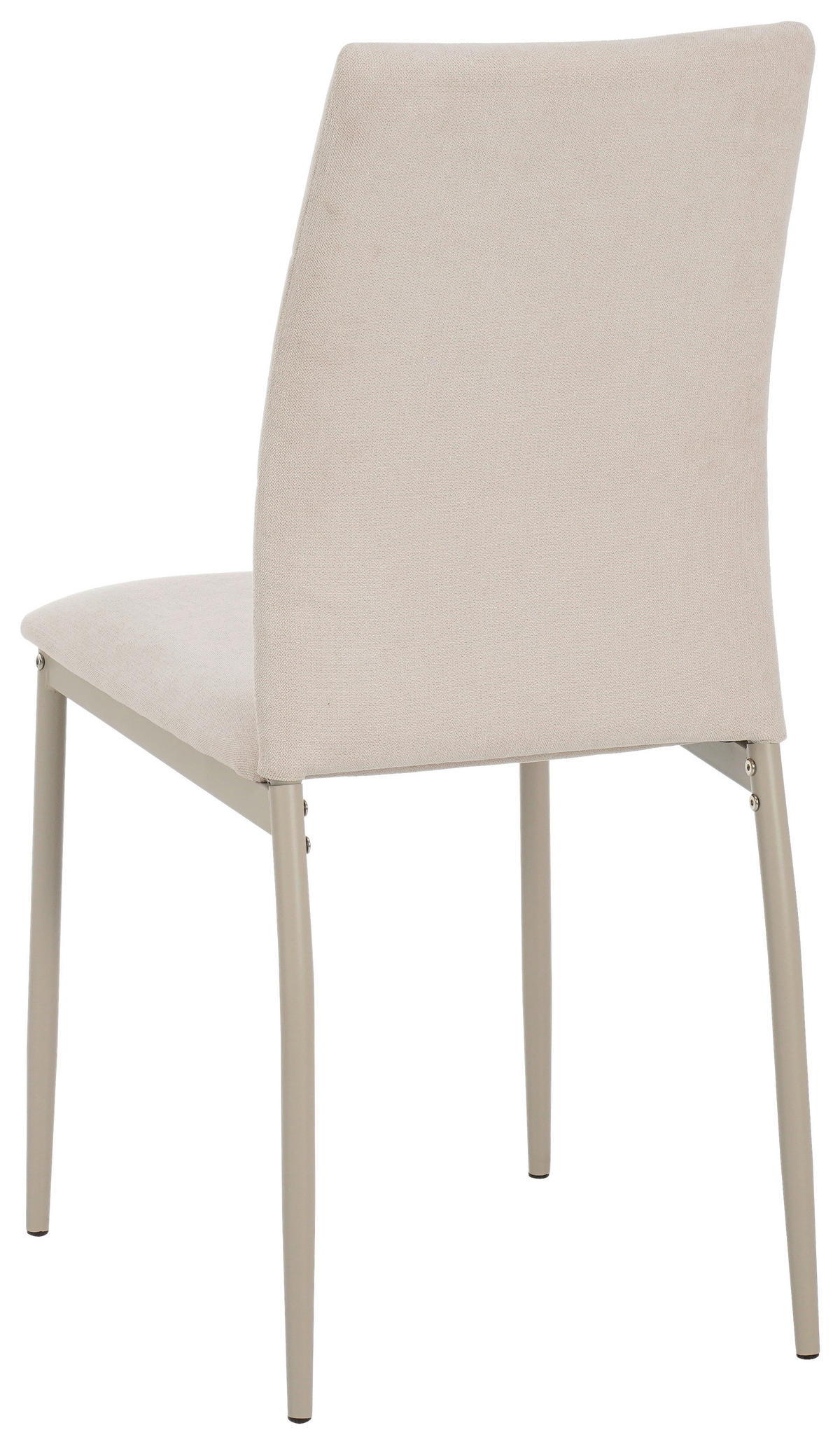 STUHL Mikrofaser Champagner, Beige  - Champagner/Beige, KONVENTIONELL, Textil/Metall (43/93/54cm) - MID.YOU