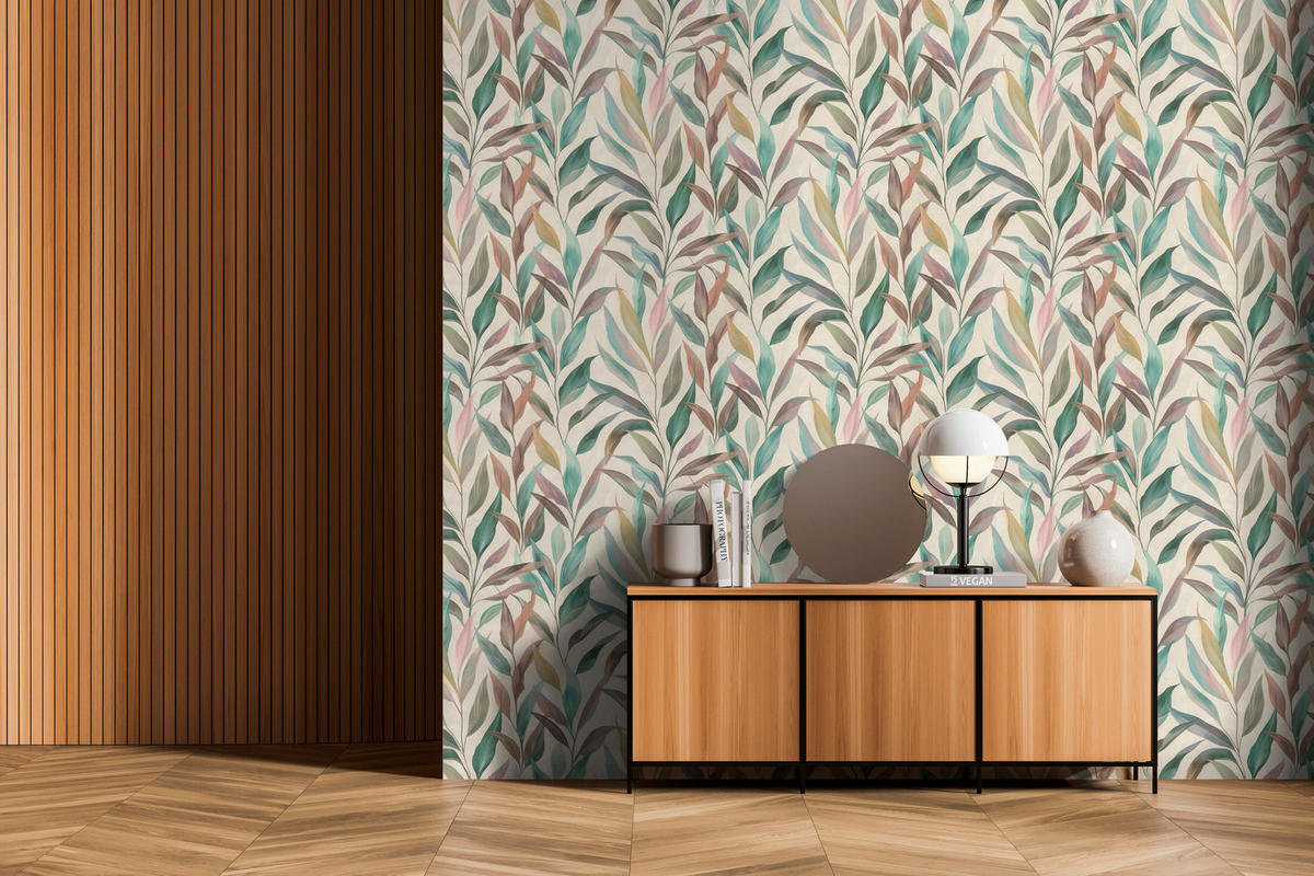 TAPETE - Beige, Natur, Textil (600/53cm) - Tesa