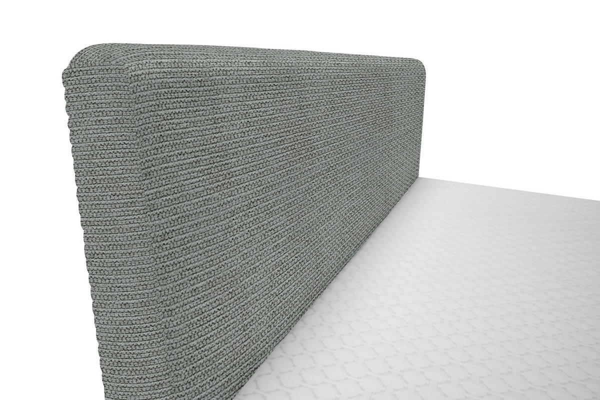 BOXBETT 160/200 cm  in Grau  - Schwarz/Grau, Design, Holz/Holzwerkstoff (160/200cm) - Xora