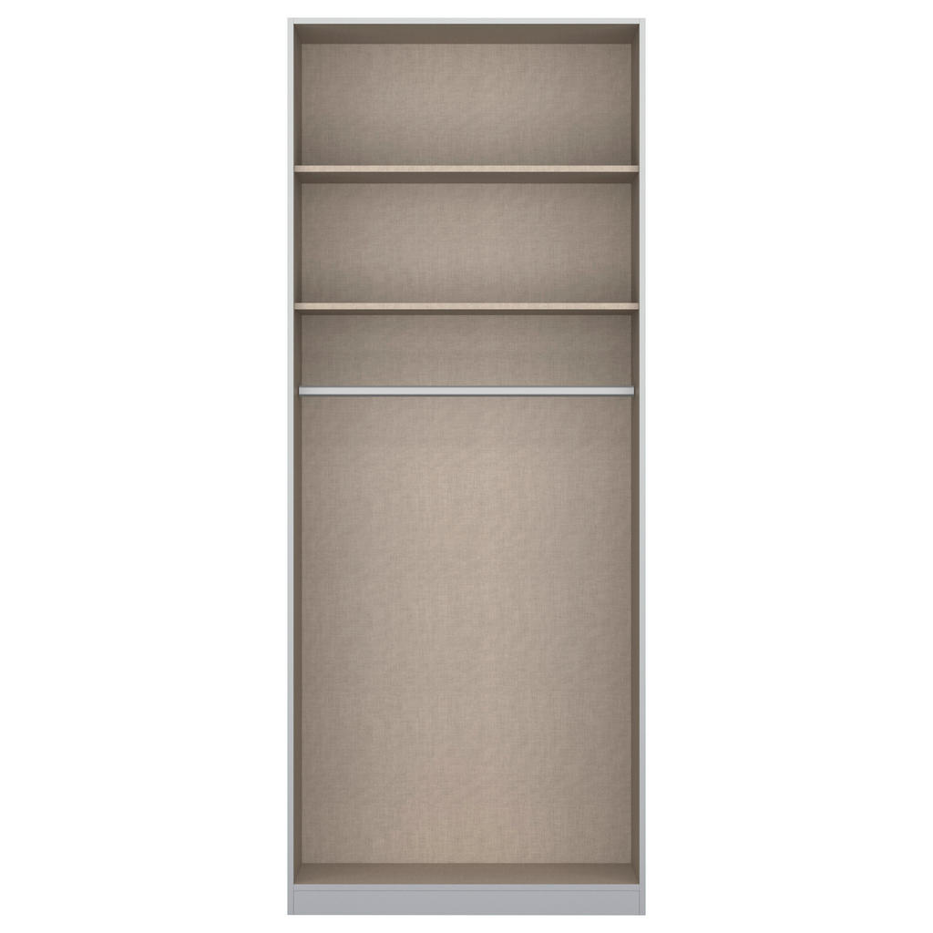 Thumbnail - Rauch Möbel Drehtürenschrank Rauch Alabama, Silber, Weiß, Metall, 2 Fächer, 91x229x54 cm, Blauer Engel, Goldenes M, BQ -...