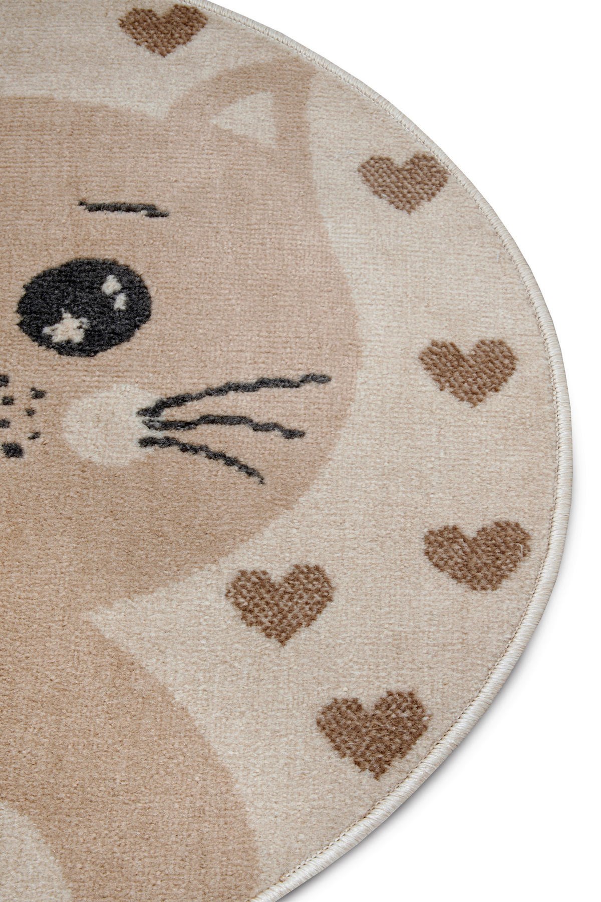 KINDERTEPPICH 140 cm Adventures  - Beige/Creme, Design, Kunststoff/Textil (140cm) - Ben'n'jen