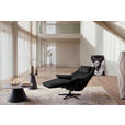 RELAXSESSEL in Leder Schwarz  - Schwarz, Design, Leder/Metall (92/79/82cm) - Dieter Knoll