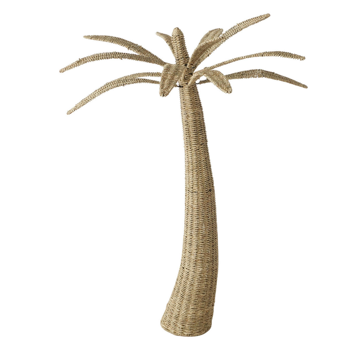 SZOBOR - natúr színű, Basics, természetes anyagok/fém (80/135cm)