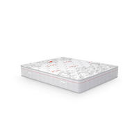 Saltea 160/200 cm  - alb/gri, Modern, textil (160/200cm)