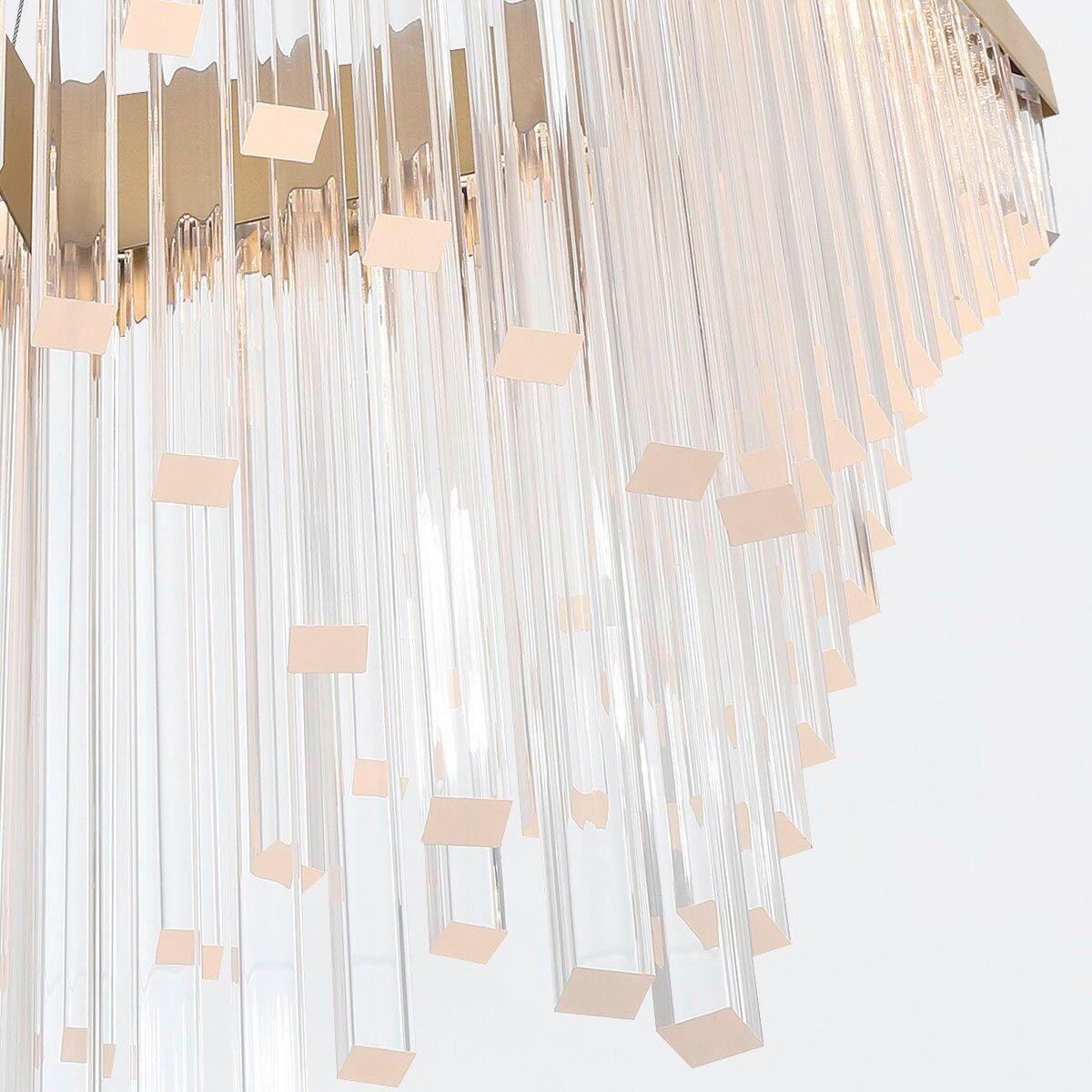KRONLEUCHTER 40,5/119,4 cm    - Goldfarben, Konventionell, Kunststoff/Metall (40,5/119,4cm) - Elstead Lighting