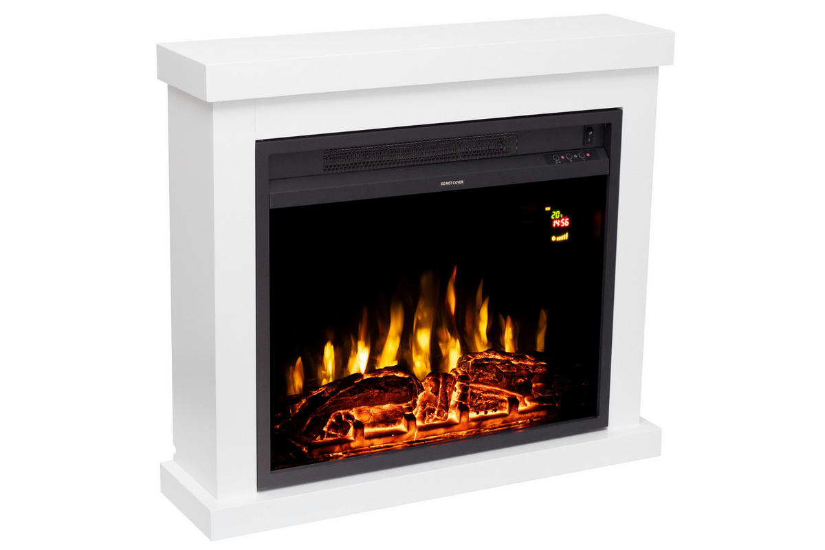 ELEKTROMOS KANDALLÓ - fehér, Basics, fém (74/66/20cm)