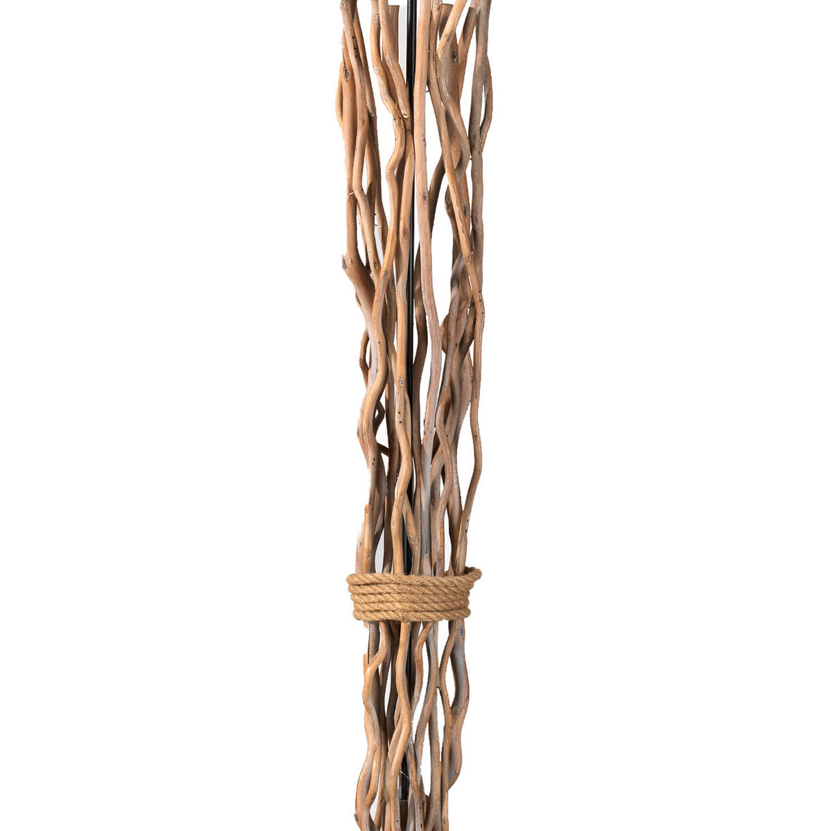 STEHLEUCHTE 35/175 cm    - Hellbraun, Natur, Holz/Textil (35/175cm)