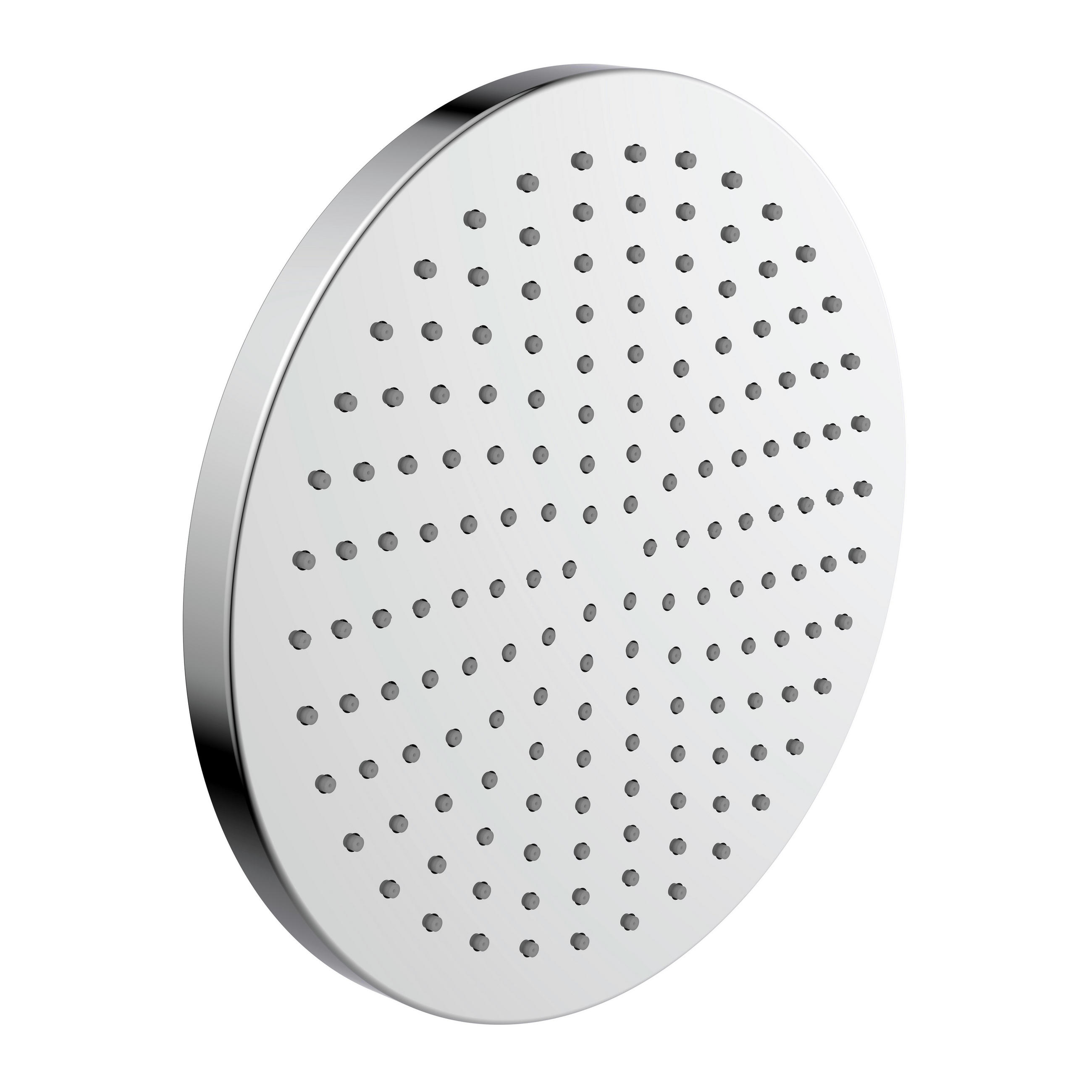 DUSCHKOPF   - Chromfarben, Design, Kunststoff (25/6/25cm) - Schütte