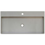 WASCHBECKEN 82/13/42 cm  - Hellgrau, Basics, Stein (82/13/42cm) - Linea Natura