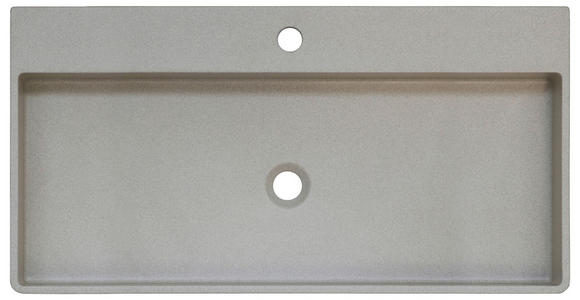 WASCHBECKEN 82/13/42 cm  - Hellgrau, Basics, Stein (82/13/42cm) - Linea Natura