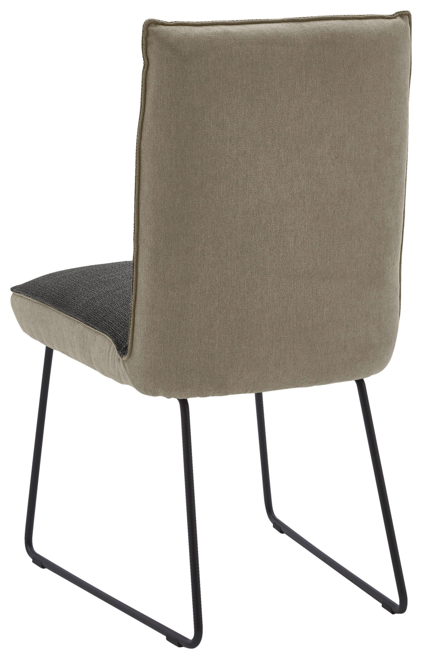 STUHL - Greige/Anthrazit, Design, Textil/Metall (49/93/59cm) - Dieter Knoll