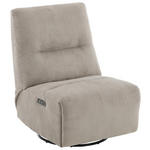 RELAXSESSEL Cord Rücken echt    - Schwarz/Grau, Design, Textil/Metall (74/105/92cm) - Carryhome