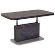 COUCHTISCH in Holzwerkstoff 110-180/63/53-72 cm  - Anthrazit/Silberfarben, KONVENTIONELL, Holzwerkstoff (110-180/63/53-72cm) - Venda