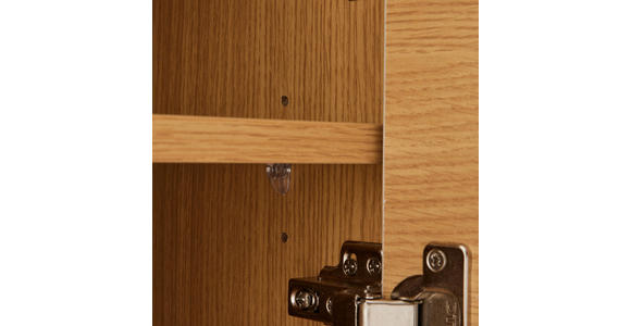 LOWBOARD  in 120/30/40 cm  - Eichefarben/Weiß, Design, Holzwerkstoff (120/30/40cm) - Xora