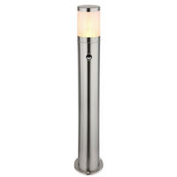 AUßENLEUCHTE - Silberfarben, Basics, Kunststoff/Metall (14/80cm) - Globo