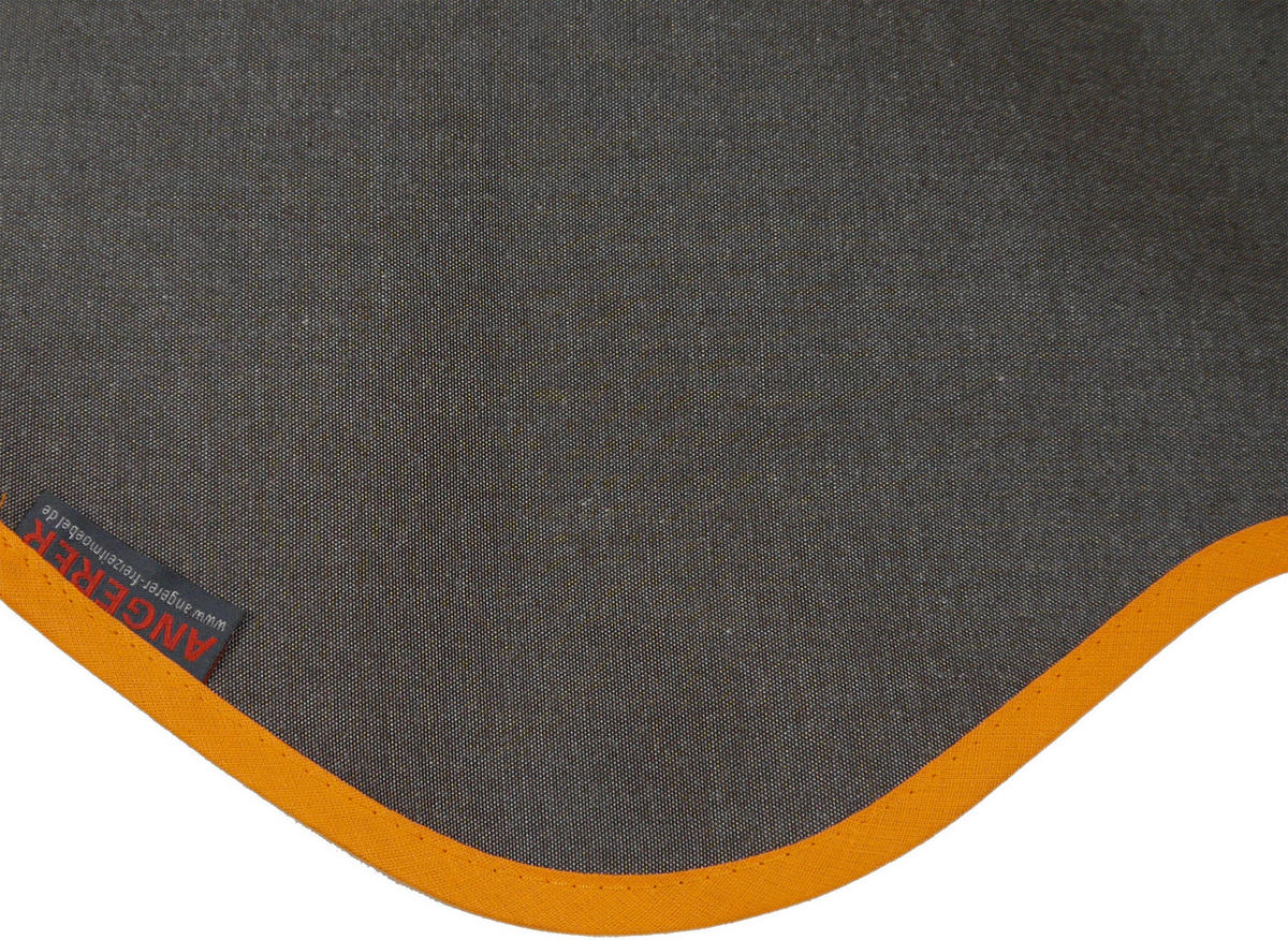 KLEMMMARKISE - Braun/Orange, Basics, Textil/Metall (350/225-275/150cm) - Boxxx